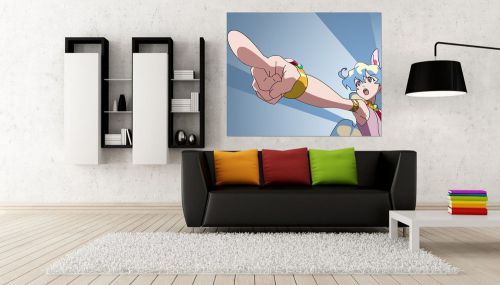 Tengen Toppa Gurren Lagann,Decal,Banner,Wall Art,Anime,HD,Canvas Print