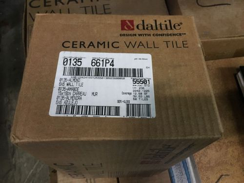 1 piece Almond Daltile 6x6 Ceramic Semi Gloss WallTile 0135 661P4 0135661P4