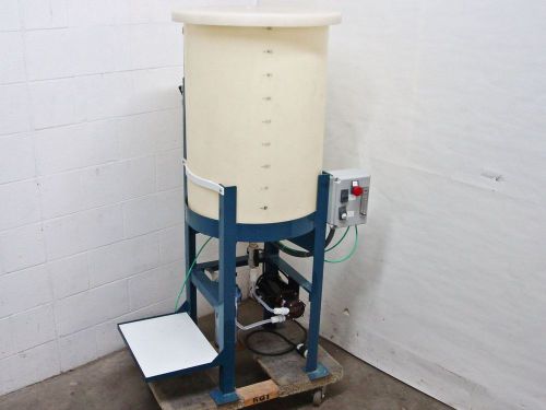 Ryan herco flow solutions conical drum w 24&#034; stand, magnetic pump, and water fil for sale