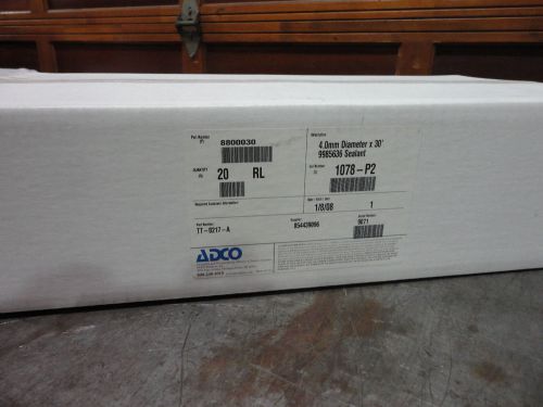 20 Rolls, Factory Sealed Box, 30&#039; Butyl Rubber Glue Headlight Sealant Retrofit