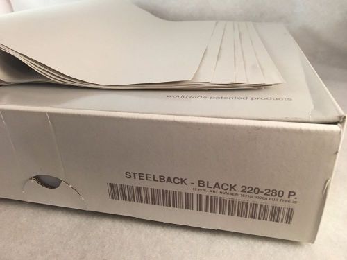 Box of 7 Unibind Steelback Black 220-280p Type 30 Covers