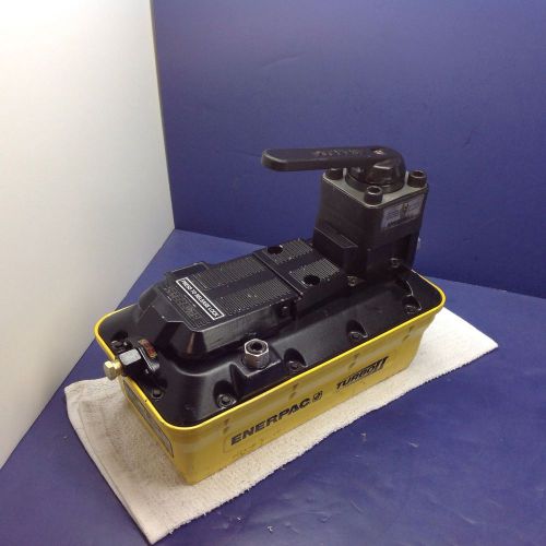 Enerpac PAMG-1402N Turbo II Air Hydraulic Pump with 4 Way Valve Double Acting