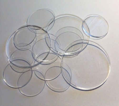 1 Pcs 6&#034; Dia. x 1/4&#034; Thick Laser Cut Clear Cell Cast Acrylic  Disks