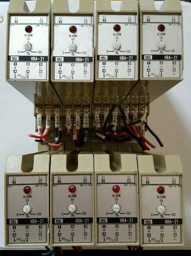Lot of 8- RKC HBA-21 Alarm Modules