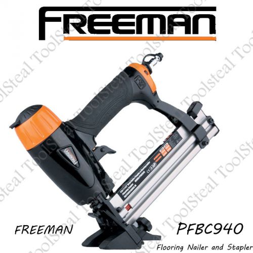 Freeman pfbc940 pneumatic 4-in-1 mini flooring nailer / stapler w/ fact warranty for sale