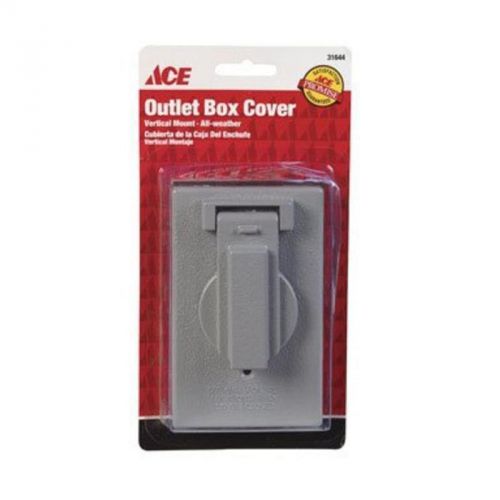 Weatherproof One Gang Vertical Outlet Cover ACE Outlet Boxes 31644 082901316442
