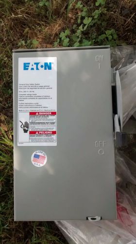 Eaton DG321URB, 240 VAC, 30amp, 3 pole, General Duty Safety Switch, Non-Fusible