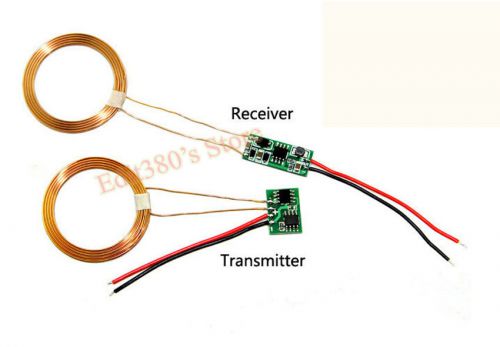 5V  Large current wireless charging module  power supply TX+RX module with coil