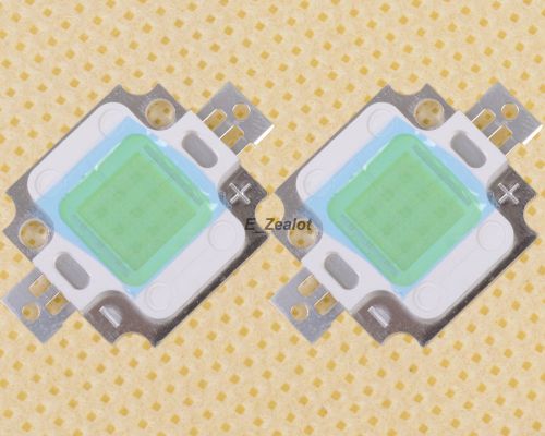 2pcs 10W High Power LED 6000-6500K 950-1000LM SMD Aluminum Substrate  Perfect