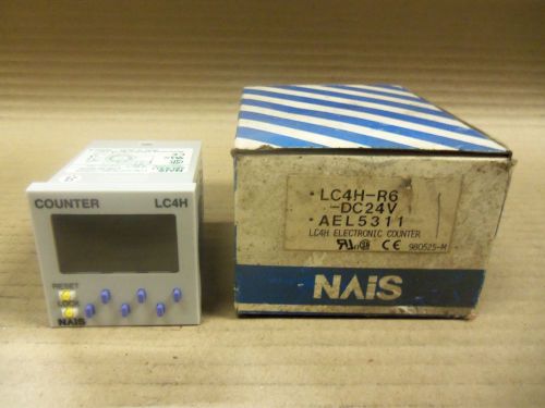 New NAIS LC4H-R6-DC24V 24V Dc Electronic Counter