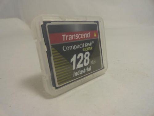 156107 Used, Transcend TS128MCF100I Compact Flash Card, 128MB