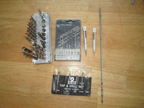 Lot of Drill bits assorted sizes