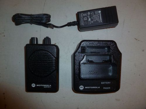 NICE Motorola Minitor V 453-461.9 MHz UHF Stored Voice Fire EMS Pager b