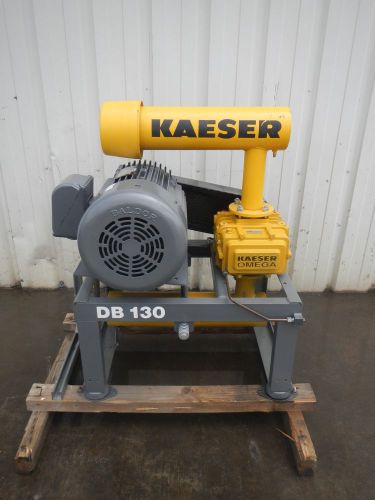 KAESER DB130 DB 130 25 HP VACUUM COMPRESSOR BLOWER w OMEGA 41
