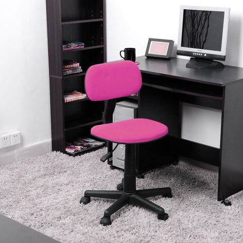 Ergonomically office task computer chair fabric pads swivel seat furniture pink for sale