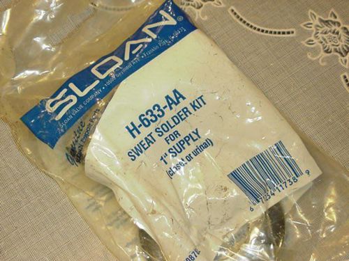 Sloan Genuine H-633-AA H-633-AA Sweat Solder Kit for 1&#034; Supply (Urinal) NEW!