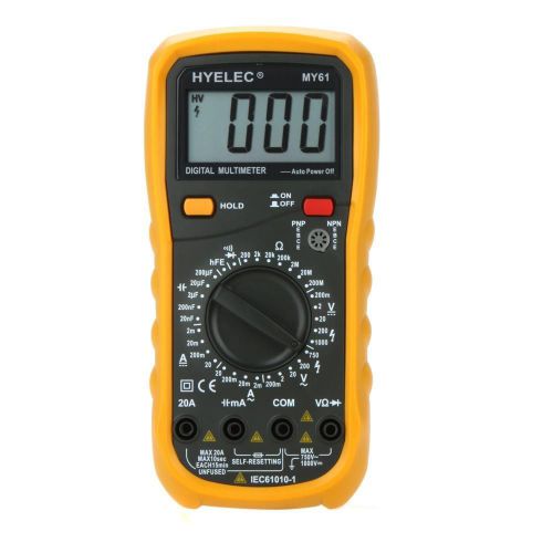 Digital Multimeter w/ Capacitance &amp; Transister Test Analog Multimetro LCR Meter