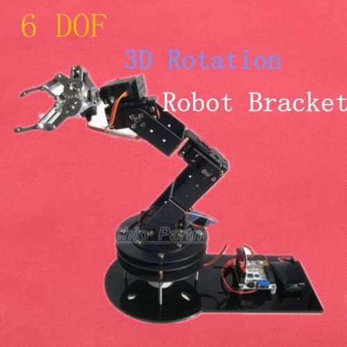 6 DOF Mechanical Arm 6 Axis 3D Rotation Robot Bracket Robotic Chassis no servo