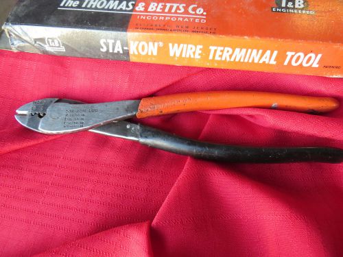 Thomas &amp; Betts Sta-Kon Wire Terminal Tool WT-111M  T &amp; B