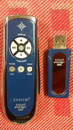Satechi SP401T Smart Pointer 2.4 Ghz Wireless Presenter W/ Mouse Function, Blue