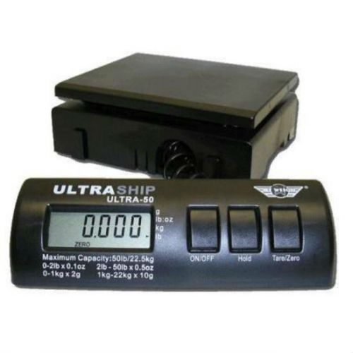 My Weigh Ultraship 55lb Electronic Digital Shipping Postal Scale Black Kitchen