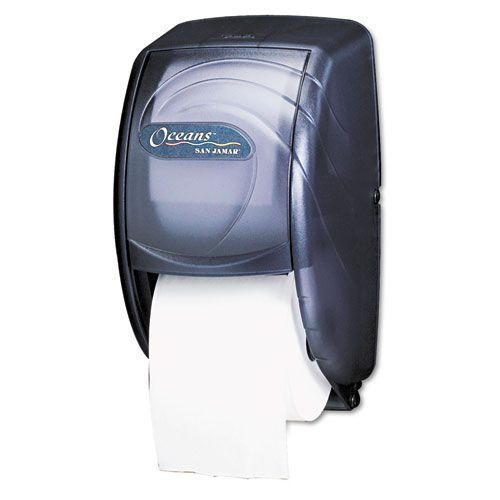 Duett toilet tissue dispenser, 7 1/2 x 7 x 12 3/4, black pearl r3590tbk for sale