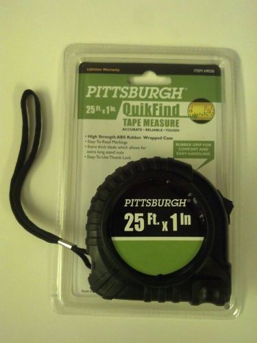 25 ft x 1 inch tape measure, new in package (j-0018) for sale