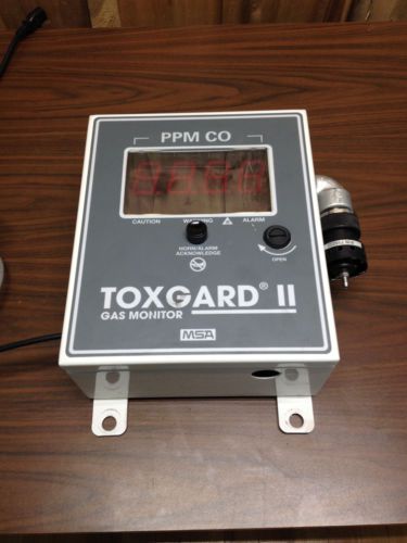 MSA TOXGARD II GAS MONITOR CO 0-500 RANGE A-TOX-12-SM-0-010-00-00-000-0