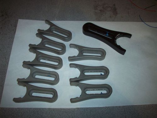 Qty. 9  thorlabs  optical  clamping forks  cf125  &amp; pf125 for sale