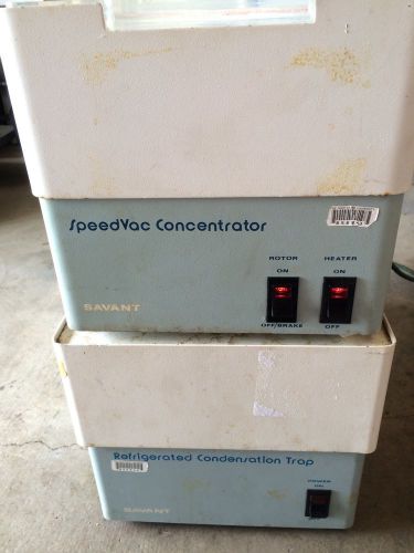 Savant speedvac concentrator svc100h w/ refrigerated condensation trap rt100 for sale