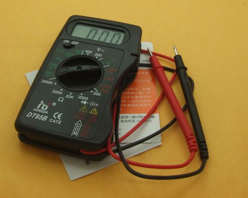 set Portable LCD Digital mini Multimeter Voltmeter Ammeter Ohmmeter OHM Tester