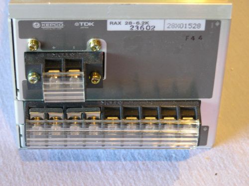 Kepco TDK RAX 28-6.2K power supply