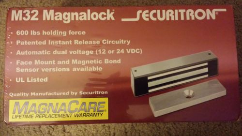 M32 magnalock securitron 600 lb holding force - 12v or 24v for sale