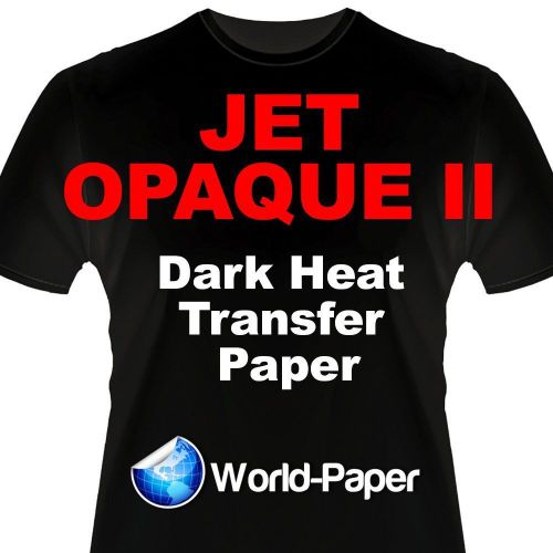 11&#034; x 17&#034; jet-opaque ii for darks heat transfer paper neenah jet dark 50pk :) for sale