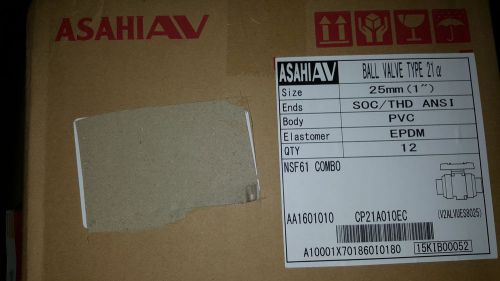 Asahi pvc ball valve 1&#034; for sale