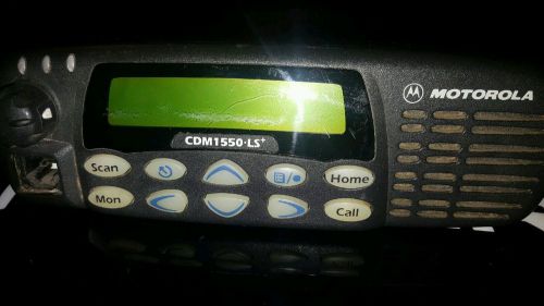 Motorola CDM1550LS+ UHF 450-512Mhz 16Ch 40W Mobile AAM25SKF9DP5AN