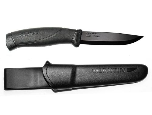 Morakniv companion fixed blade outdoor knife with sandvik stainless steel bla... for sale
