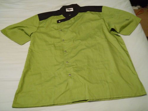 HAPPY CHEF &#039;Green Tea&#039; Button-Up Chef Jacket...Style #517...Size/Large