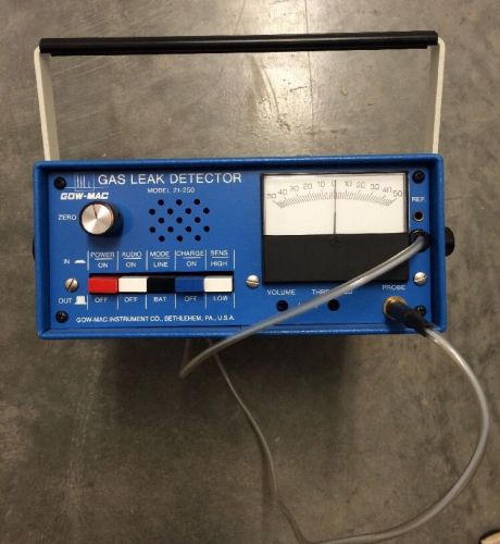 Gow-Mac Gas Leak Detector Model 21-250 With Probe And Power Cord