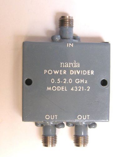 Narda 4321-2 2-Way Power Divider 0.5 to 2.0 GHz