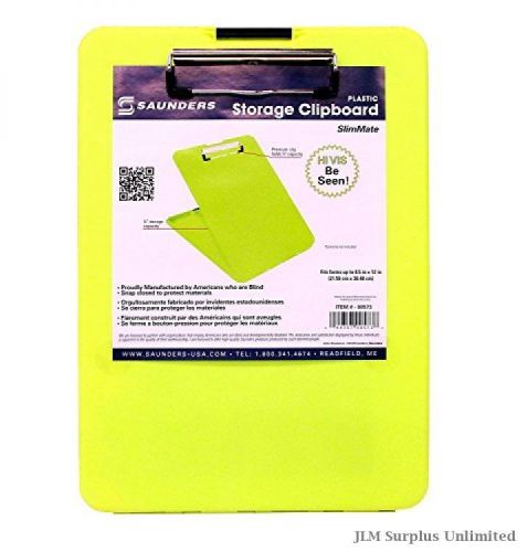 Fluorescent Yellow Slimmate Plastic Storage Letter High Visability Design Its