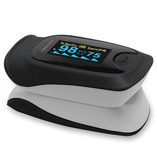OX200 Instant Read Digital Pulse Oximeter with Carry Case and Lanyar...