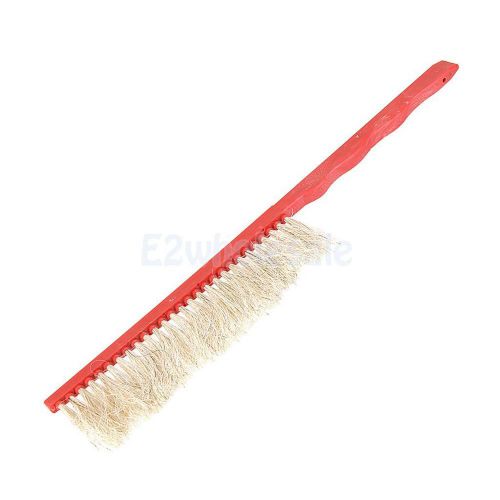 Natural horse bristle horsehair beekeeping bee brush with plastic handle for sale