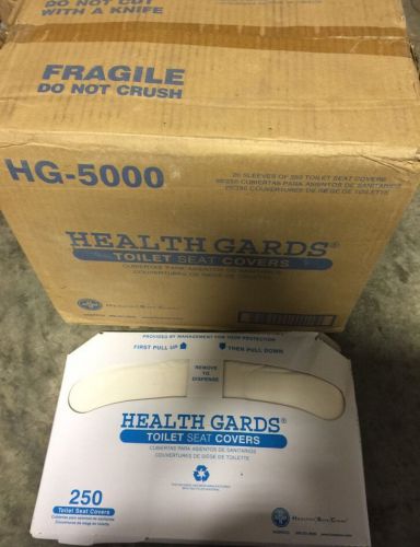 Hospeco Health Gards Toilet Seat Covers HP-5000 (20 Packs of 250) (J-4)