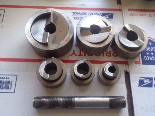 Current Tools USA Piece/Maker 1/2-2&#034; Conduit Sz Stainless Knockout Punch Set SS