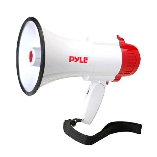 Lightweight compact professional megaphone/bullhorn with siren &amp; voice recorder for sale