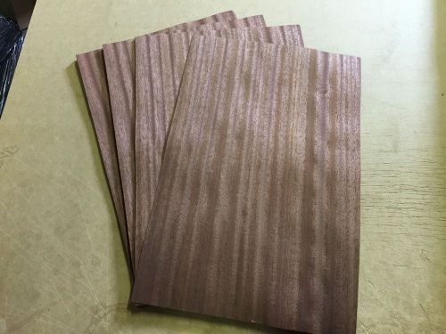 Wood Veneer Striped Sapele 15x24 30Pcs Total Raw Veneer  &#034;EXOTIC&#034; RSS1 6-22-16