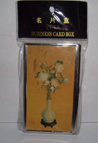 Metal Business Card ID Credit cards Holder &#034;National Palace Museum Japan Letters