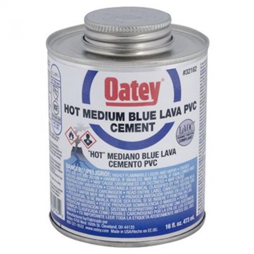 16-ounce lava hot pvc solvent cement, blue oatey cements 32162 038753321622 for sale