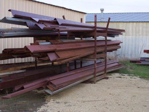 8” Red Iron Zee Purlins or Girts 12’ Long
